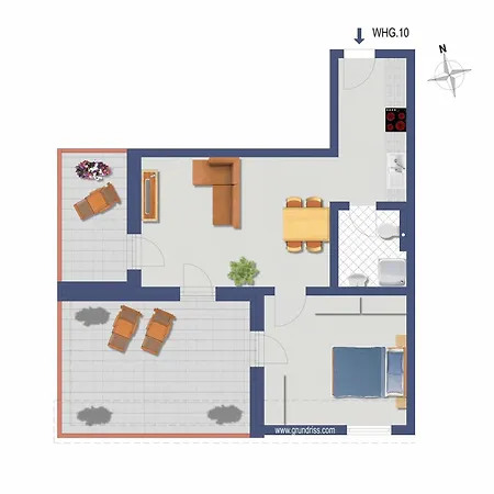 Inseltoern 10 Apartment *